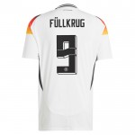 Günstige Fußballtrikots Deutschland Niclas Fullkrug 9 Heimtrikot EURO 2024 Kurzarm